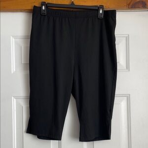 Women's Black Bermuda Shorts, 2XL